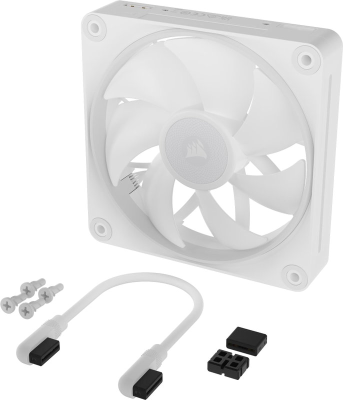 Corsair iCUE LINK LX120 RGB 120mm, bílá