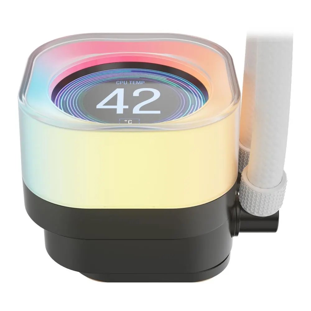 Corsair iCUE Link Titan 360 RX LCD RGB, biely
