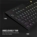Corsair K100 RGB AIR bezdrôtový ultratenký, ULP dotykový (NA)