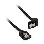 Corsair Premium Sleeved SATA Cable 30cm (2ks), černá