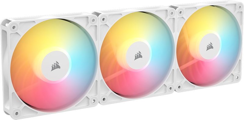 Corsair RS120-R ARGB PWM Triple Pack 120mm, bílá