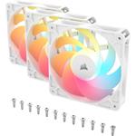 Corsair RS120-R ARGB PWM Triple Pack 120mm, bílá