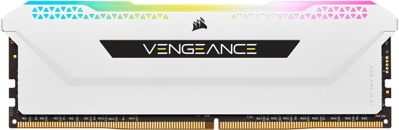 Corsair Vengeance RGB DDR4 16GB 3200MHz, bílá