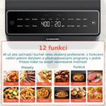 Cosori Dual Blaze 6.4L SMART + 5x špíz a gril. rošt, černá