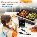 Cosori Dual Blaze TwinFry, keramika, čierna