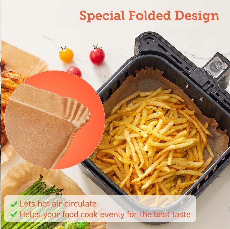 Cosori Papírové formy pro horkovzdušné fritézy 100ks (20cm - 4.5-6l)