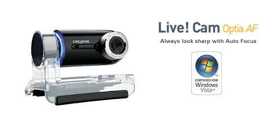 Creative Webcam Live Cam Optia AF 73VF028000003 TSBOHEMIA.CZ