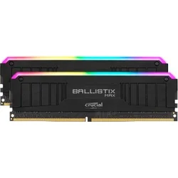 Crucial Ballistix Max RGB Black DDR4 32GB (2x16) 4000MHz CL18 1.35V BLM2K16G40C18U4BL - Paměťové moduly