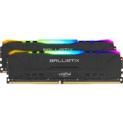 Crucial Ballistix RGB Black DDR4 16GB (2x8) 3200MHz CL16 1.35V BL2K8G32C16U4BL - Paměťové moduly