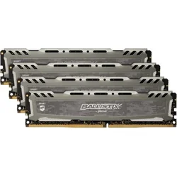 Crucial Ballistix Sport LT Grey DDR4 64GB (4x16) 3000MHz CL16 1.35V Dual Ranked