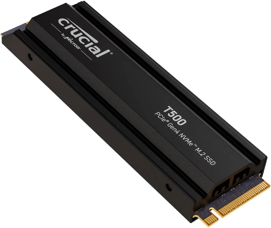Crucial T500 NVMe M.2 1TB PCIe 4.0 SSD s chladičom
