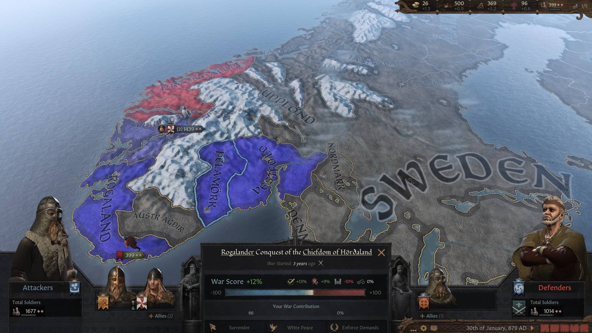 Crusader Kings III Northern Lords elektronická licence