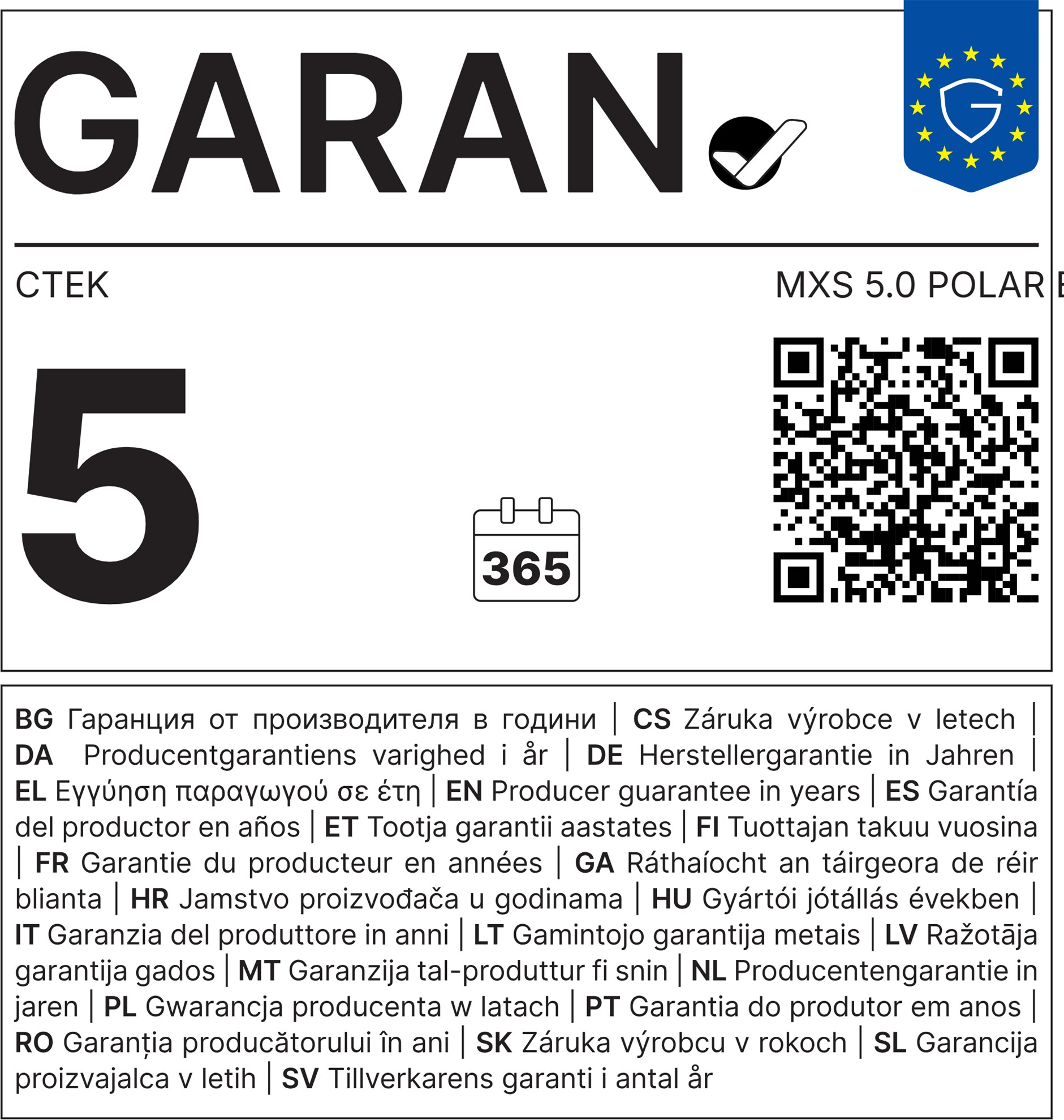 CTEK Nabíjačka autobatérií MXS 5.0 Polar 12 V, 5 A