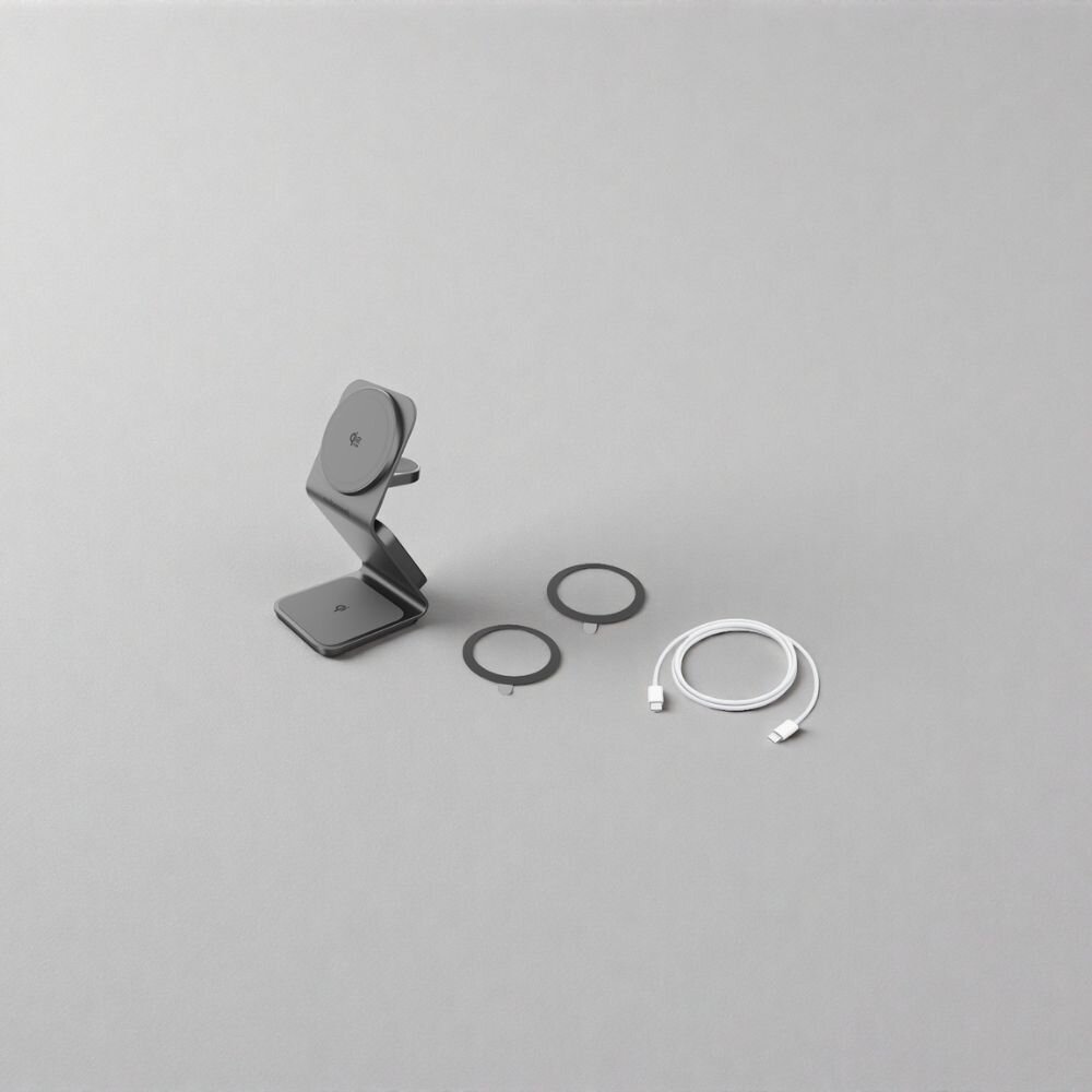 Cubenest 3v1 Qi 2.2 Bezdrôtová magnetická nabíjačka SQS314 pre hodinky Samsung