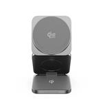 Cubenest 3v1 Qi2.2 Skladacia bezdrôtová magnetická nabíjačka SQ312 Ultra Grey