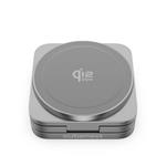 Cubenest 3v1 Qi2.2 Skladacia bezdrôtová magnetická nabíjačka SQ312 Ultra Grey