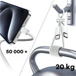 Cubenest Opletený kábel USB-C 2-pack White