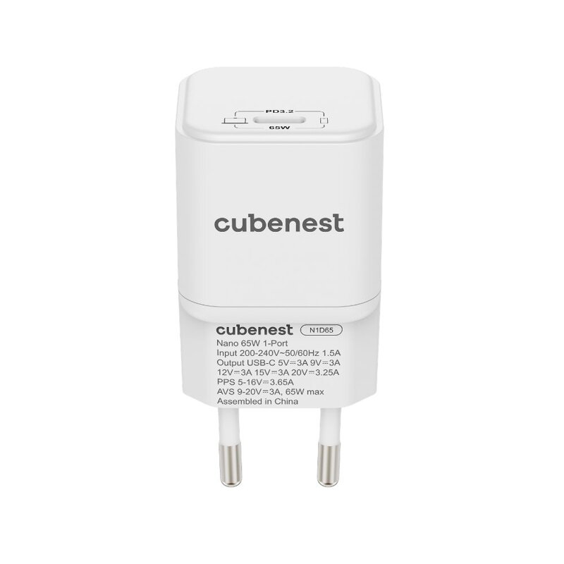 Cubenest PD Nano adaptér 65 W N1D65 biely