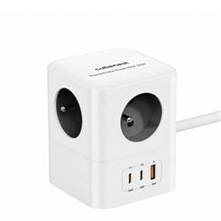 Cubenest PowerCube Extended USB PD 30W 2xA+C, 1,5m Grey