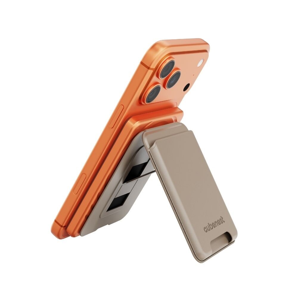 Cubenest Qi2 Magnetická bezdrátová powerbanka SlimDual 5000 mAh SQ1B3D - oranžová