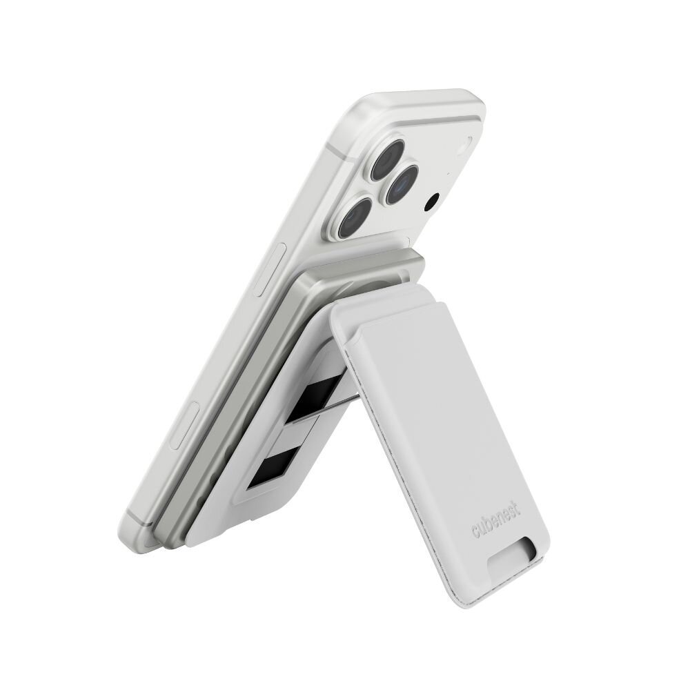 Cubenest Qi2 Magnetická bezdrátová powerbanka SlimDual 5000 mAh SQ1B3D - stříbrná