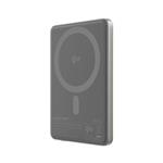 Cubenest Qi2 Magnetická bezdrátová powerbanka SlimDual 5000 mAh SQ1B3D - stříbrná