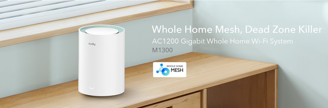 Cudy M1300 Wi-Fi Mesh System, 3 pack