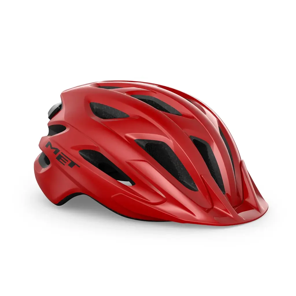 Cyklistická helma MET CROSSOVER červená - 52/59
