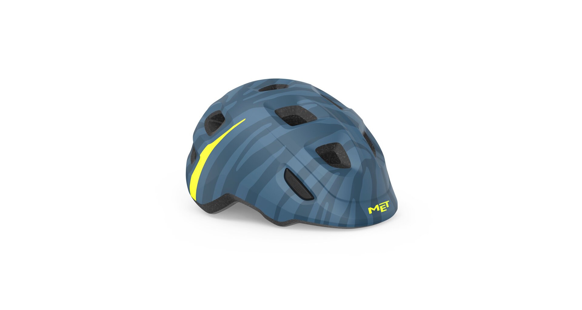 Cyklistická helma MET HOORAY dětská modrá zebra - 52/55