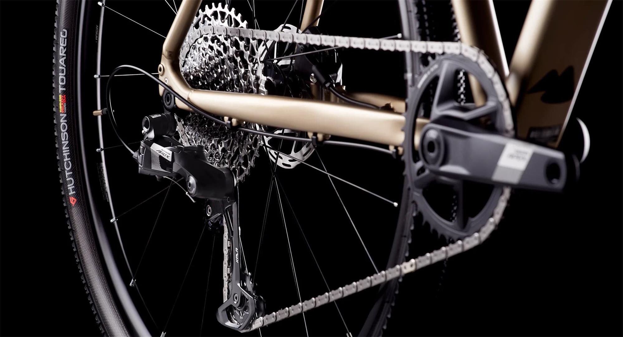 Cyklokrosové/šotolinové nohavice MMR X-GRIP 00 - Light Cooper N Black - veľkosť L / 25/2026