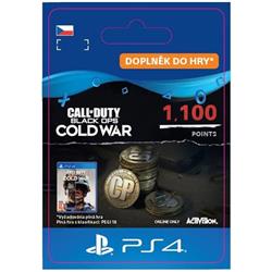 CZ PS4 - 1,100 Call of Duty®: Black Ops Cold War Points elektronická licence