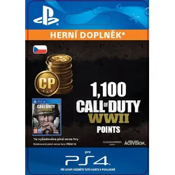 CZ PS4 - 1,100 Call of Duty®: WWII Points (Av.22.11.2017) elektronická licence