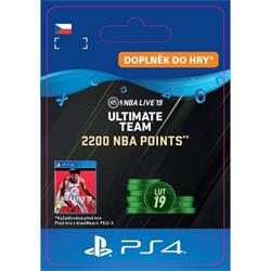 CZ PS4 - 2200 NBA Points elektronická licence