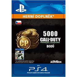 CZ PS4 - 5,000 Call of Duty: Modern Warfare Remastered elektronická licence