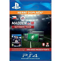 CZ PS4 - 5850 Madden NFL 18 Ultimate Team Points elektronická licence