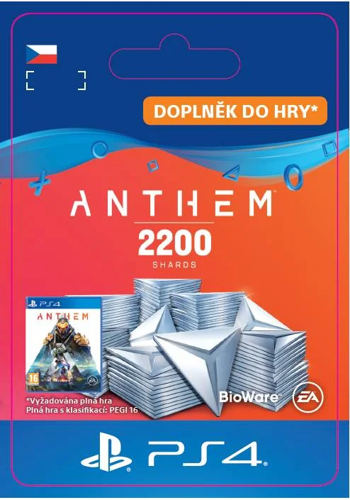 CZ PS4 - Anthem™ 2200 Shards Pack elektronická licence