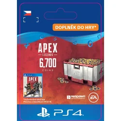 CZ PS4 - Apex Legends 6,000 (+700 Bonus) Apex Coins elektronická licence