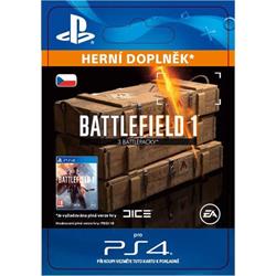 CZ PS4 - Battlefield 1 Battlepacks x 3 elektronická licence