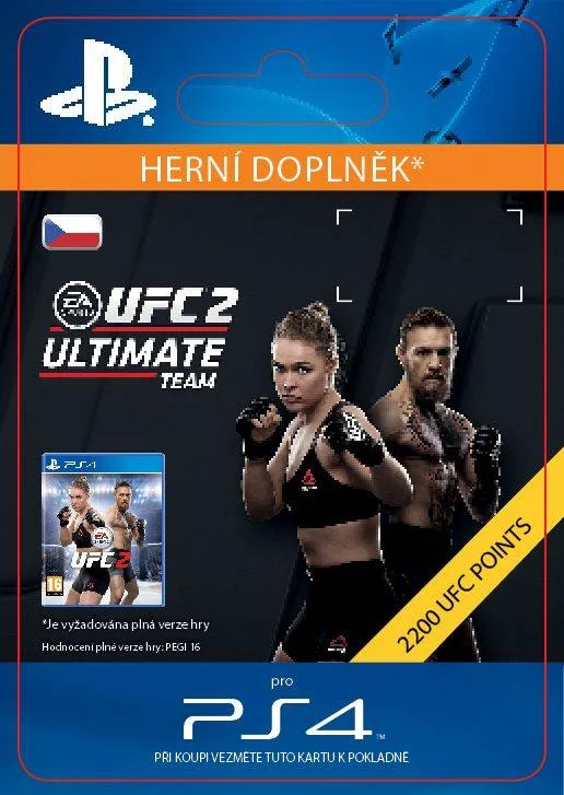 CZ PS4 - EA SPORTS UFC® 2 - 2200 UFC POINTS elektronická licence
