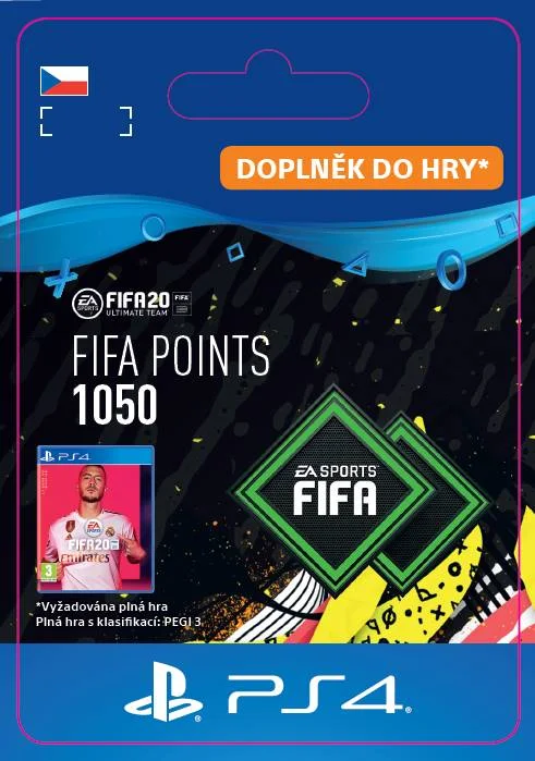 CZ PS4 - FIFA 20 Points 1050 elektronická licence