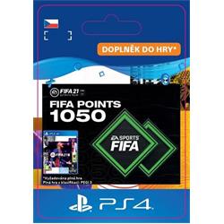 CZ PS4 - FUT 21 – FIFA Points 1050 elektronická licence