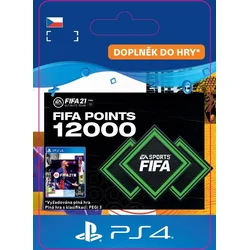 CZ PS4 - FUT 21 – FIFA Points 12000 elektronická licence