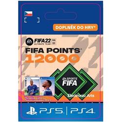 CZ PS4 - FUT 22 – FIFA Points 12000 elektronická licence