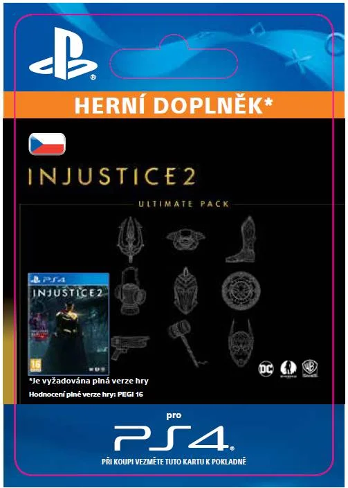 CZ PS4 - Injustice™ 2 Ultimate Pack elektronická licence