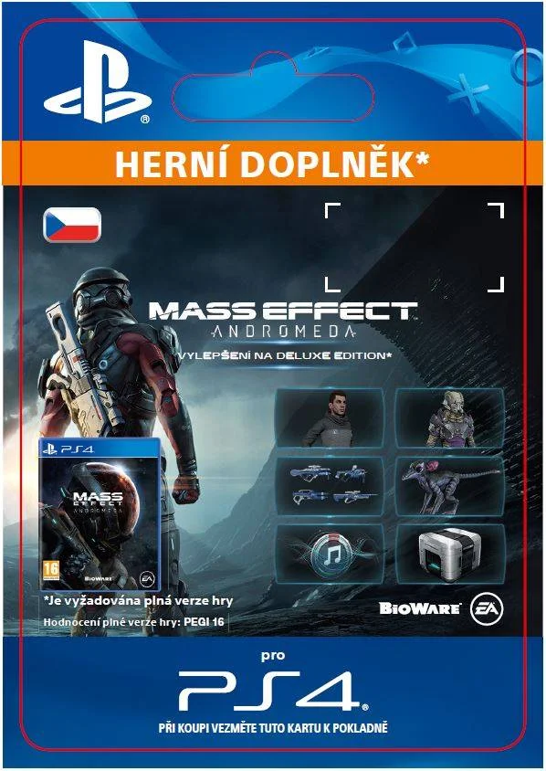 CZ PS4 - Mass Effect Andromeda Deluxe Upgrade elektronická licence