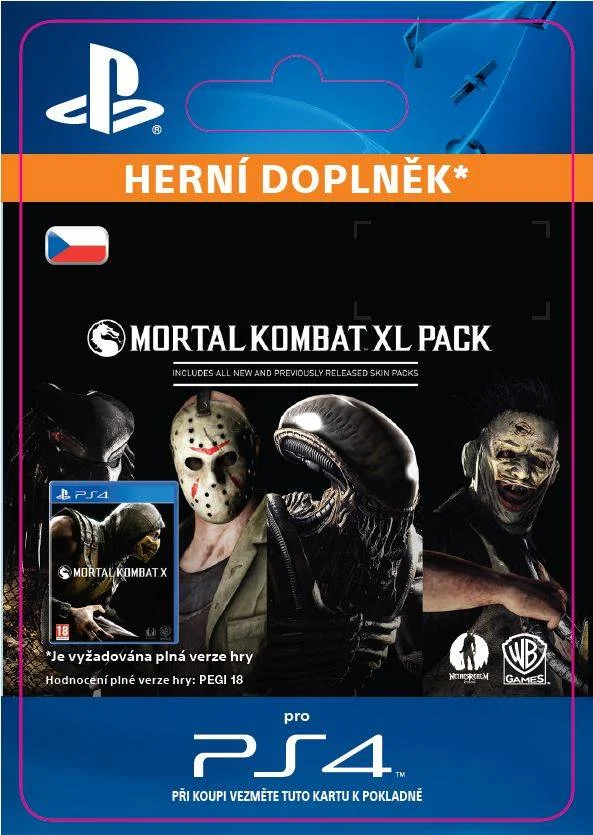 CZ PS4 - Mortal Kombat X XL Pack elektronická licence