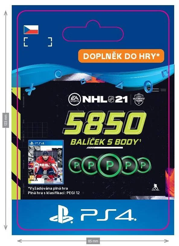CZ PS4 - NHL 21 – 5850 Points Pack elektronická licence