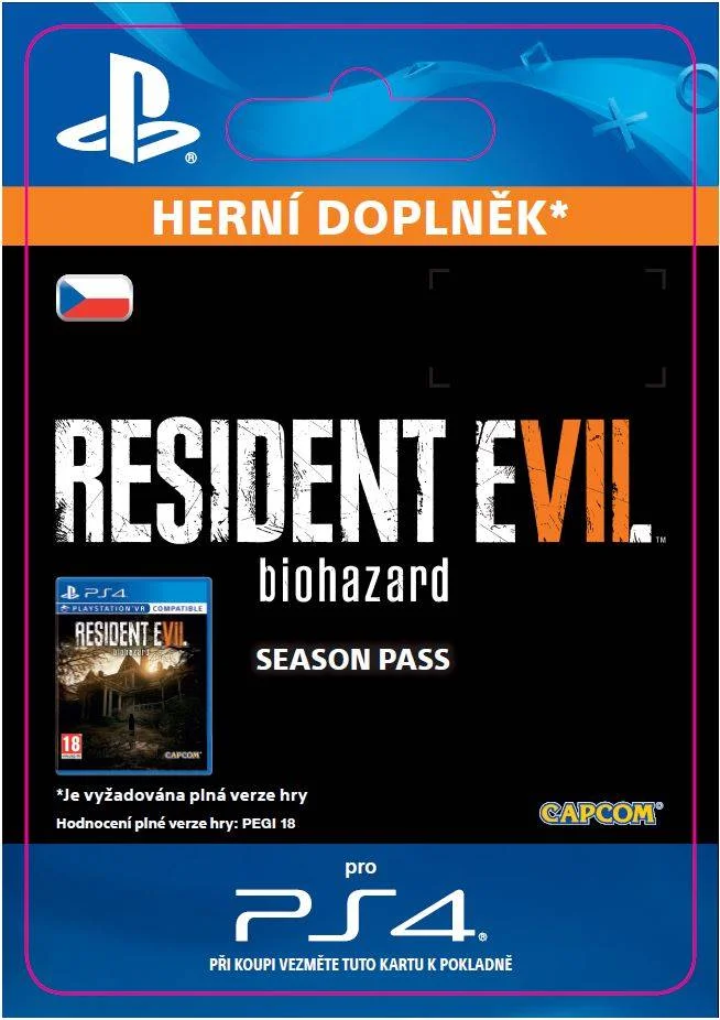 CZ PS4 - RESIDENT EVIL 7 biohazard Season Pass elektronická licence