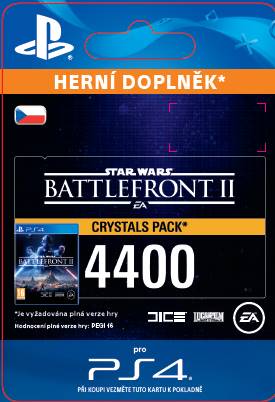 CZ PS4 - STAR WARS™ Battlefront™ II: 4400 Crystals (Av. 14.11.2017) elektronická licence