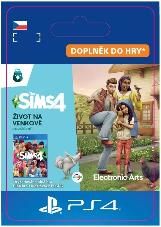 CZ PS4 - The Sims™ 4 Cottage Living Expansion Pack elektronická licence